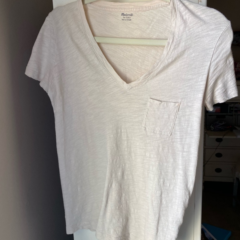 Madewell V-Neck Pocket Tee